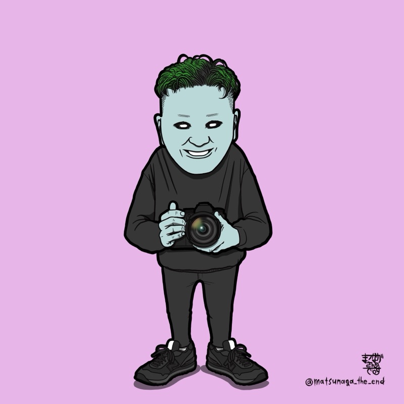 フォトグラファー 橋本泰樹のイラスト